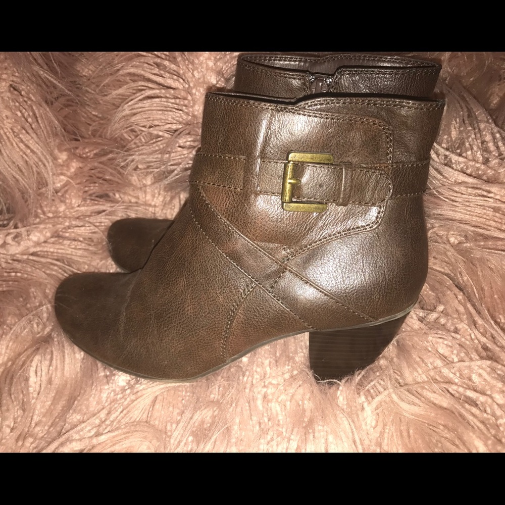 Kim Rogers Brown Booties